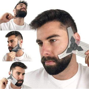 Beard Shaper & Beard Shaping Tool for Men, Beard Lineup Guide Template